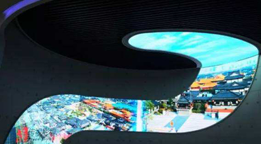 LED異形全彩顯示屏有什么形狀？